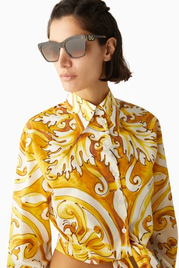 Square Sunglasses in Acetate