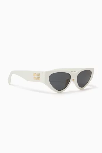 Cat-eye Sunglasses in Acetate