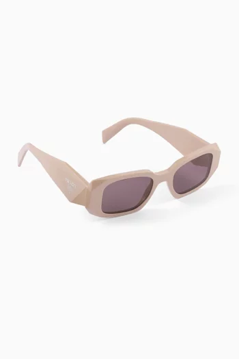 Rectangle Sunglasses in Acetate