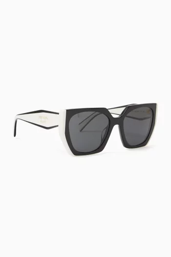 Rectangle Sunglasses in Acetate