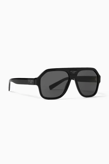 Aviator Sunglasses in Acetate