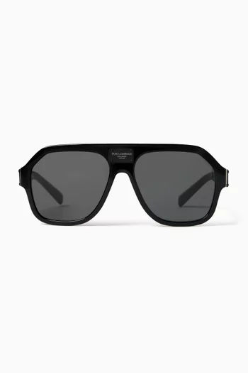 Aviator Sunglasses in Acetate