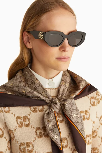 Geometric Sunglasses in Recycled Acetate