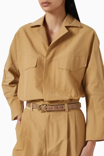 حزام هارنيس بوجهين بإبزيم، 25 مم