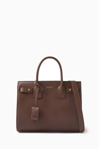 Baby Sac de Jour Tote Bag in Grained Leather
