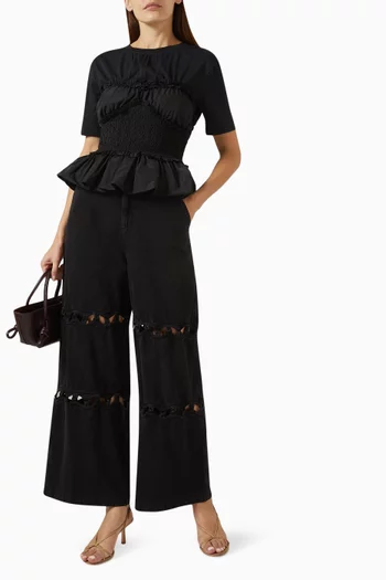 Diana Top in Taffeta