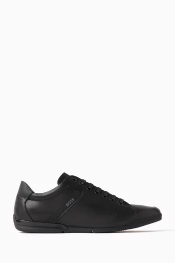 Lace-up Sneakers in Leather