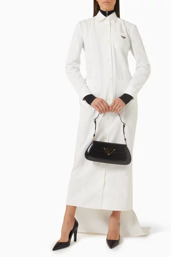 Long Dress in Garbadine