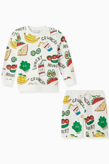 Crunchy Lunchy Set in Organic Cotton