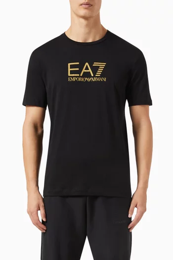 EA7 Logo T-shirt in Cotton