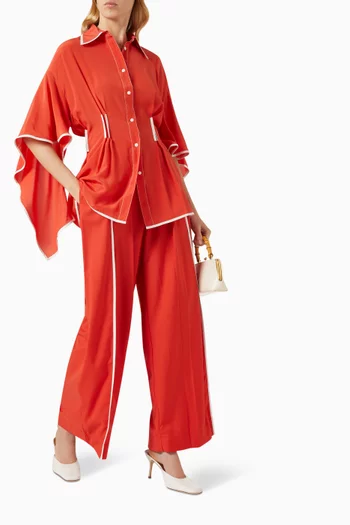 Loose-fit Pants in Terry-rayon
