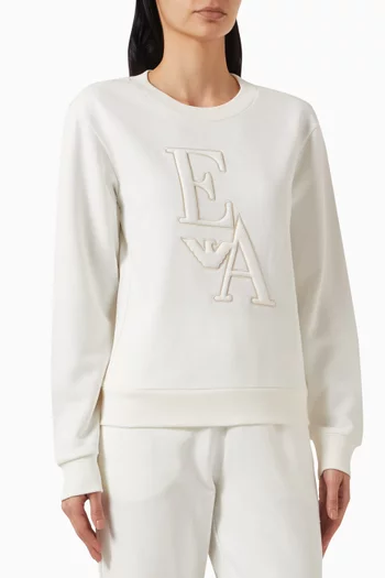 Embroidered EA Logo Sweatshirt