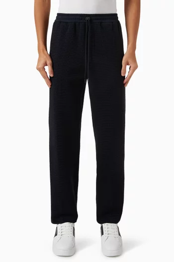 All-over EA Logo Trousers in Jersey