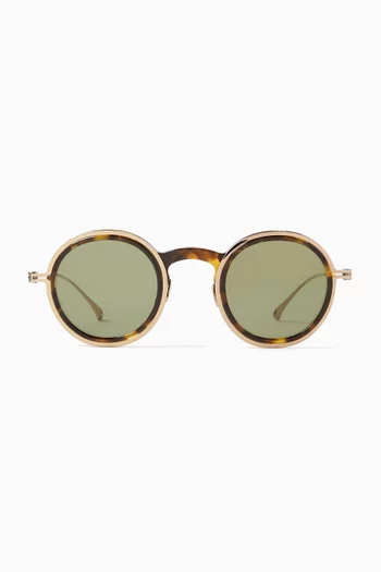 Round Sunglasses in Metal