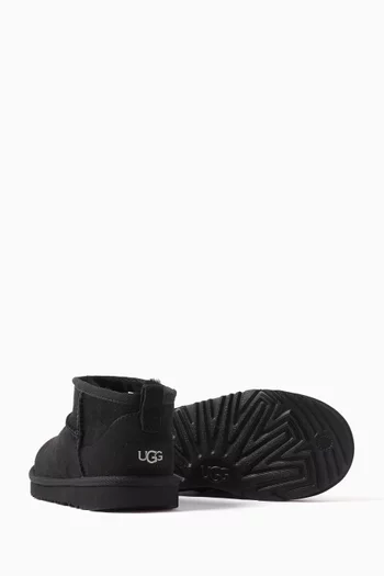 Classic Ultra Mini Boots in Suede