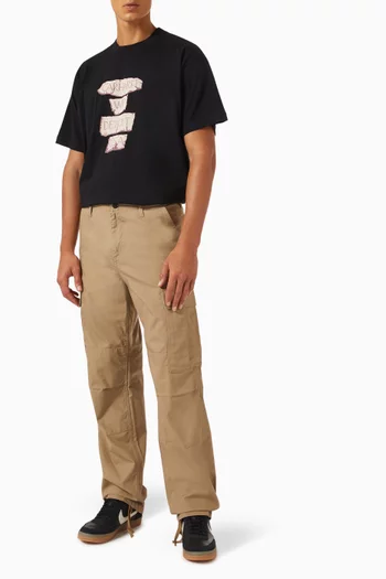 Regular Cargo Pants in Cotton