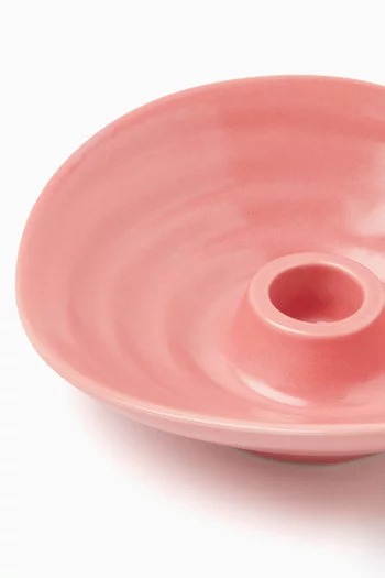 Small Candle Holder in Porcelain