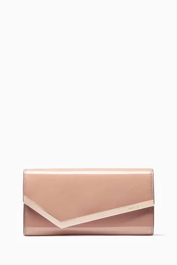 Emmie Clutch Bag in Patent Leather