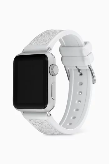 Apple Watch® Strap in Signature C Silicone Rubber
