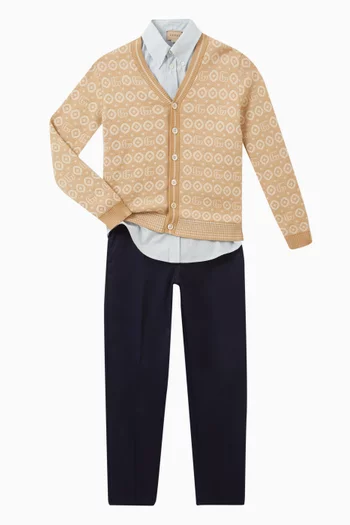 Web Trousers in Stretch Cotton Gabardine