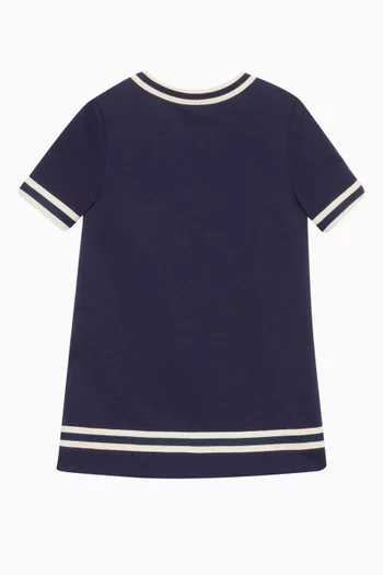 Horsebit-hardware Dress in Cotton