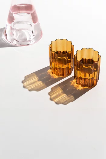 Wave Glass, Set of 2