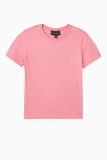 Embellished Logo T-Shirt in Cotton