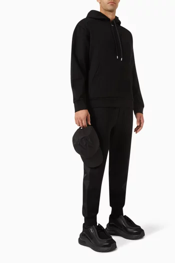 Logo Hoodie in Technical Cotton