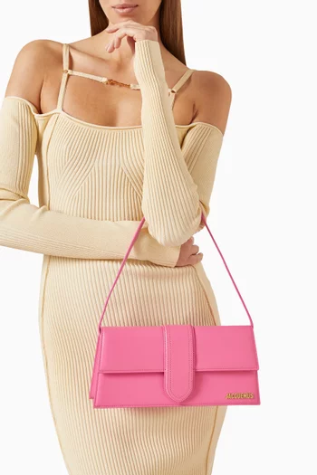 Le Bambino Long Shoulder Bag in Smooth Leather