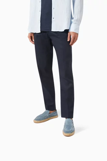 Beachside Espadrille Loafers in Softey® Suede