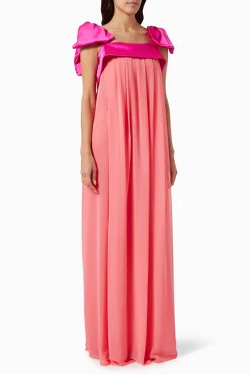 Two-tone Bow Gown