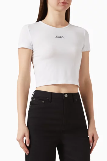 May Crop Top in Organic Cotton Jersey
