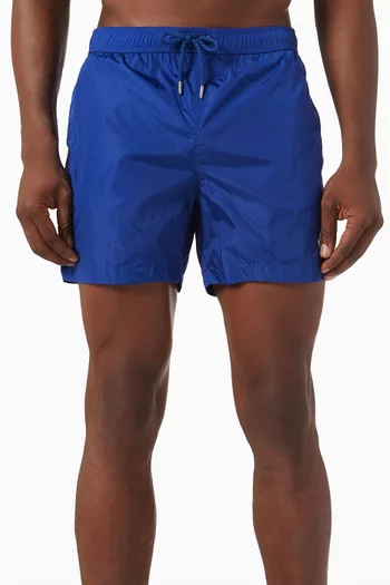 Logo-patch Swim Shorts in Nylon