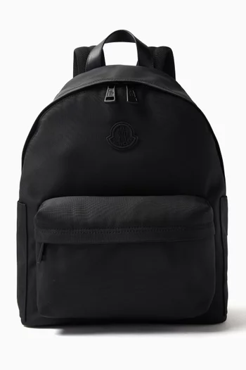 Logo-embroidered Backpack in Nylon