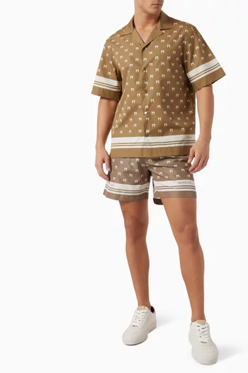 Monogram Shirt in Cotton