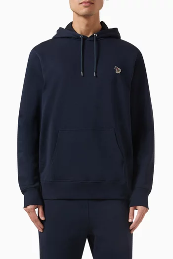 Zebra Logo Hoodie in Cotton