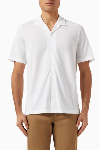 Cabana Button-down Shirt in Cotton-pique