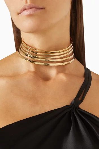 Angelica Choker in Brass