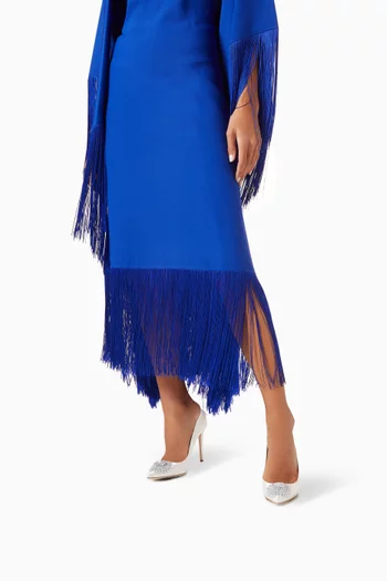Safa 100 Embellished Mules in Satin