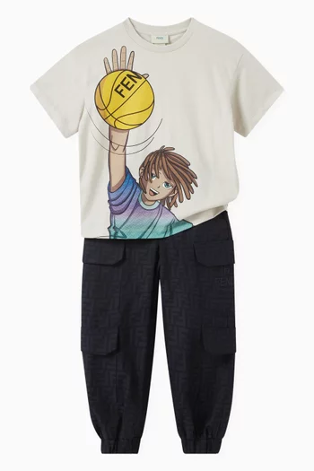 Cargo Pants in Jacquard