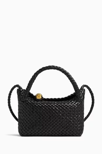 Small Tosca Crossbody Bag in Intreccio Leather