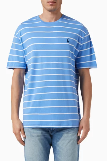 Classic Fit Striped T-shirt in Cotton