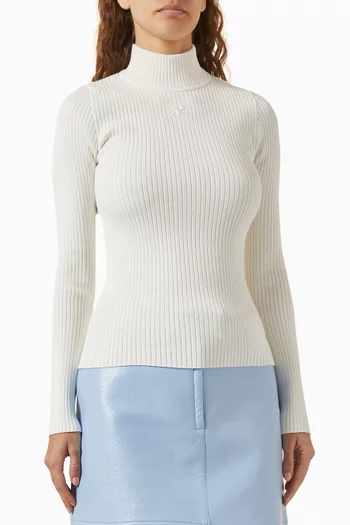 Reedition Turtleneck Sweater in Ribbed-knit