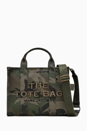 The Medium Camo Tote Bag in Jacquard