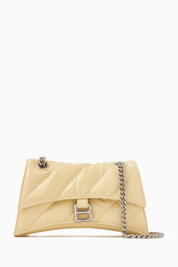 Small Crush Chain Bag in Quilted Leather