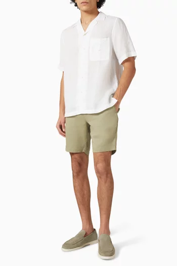Felipe Shorts in Linen-cotton Blend