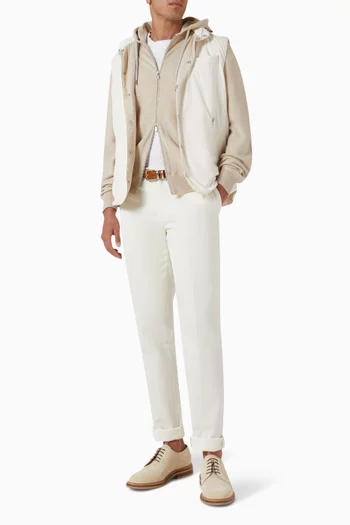 Zip-up Hoodie in Cashmere