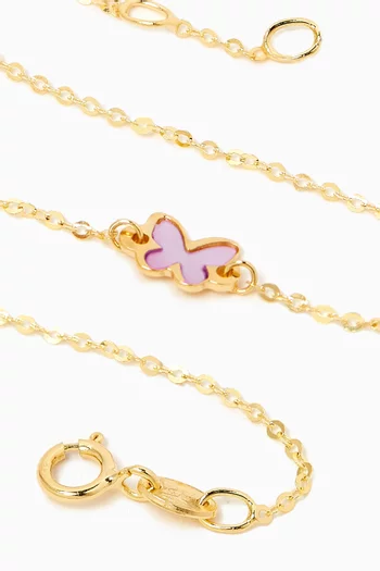 Ara Bella Butterfly Bracelet in 18kt Gold