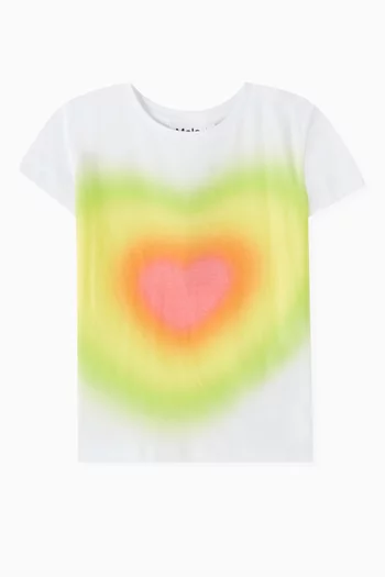 Gradient Heart T-Shirt in Organic Cotton