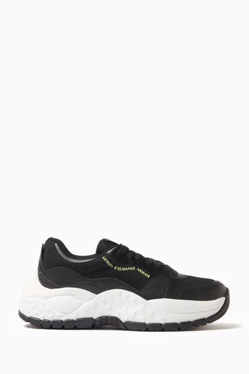 Vedder AX Logo Sneakers in Faux-leather